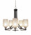 Toltec Lighting - 3405-MBBN-4253 - Five Light Chandelier - Paramount - Matte Black & Brushed Nickel