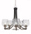 Toltec Lighting - 3405-MBBN-4810 - Five Light Chandelier - Paramount - Matte Black & Brushed Nickel