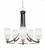 Toltec Lighting - 3405-MBBN-531 - Five Light Chandelier - Paramount - Matte Black & Brushed Nickel