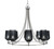 Toltec Lighting - 3408-BN-4252 - Eight Light Chandelier - Paramount - Brushed Nickel