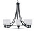 Toltec Lighting - 3408-MB-3001 - Eight Light Chandelier - Paramount - Matte Black