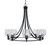Toltec Lighting - 3408-MB-4812 - Eight Light Chandelier - Paramount - Matte Black