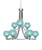 Toltec Lighting - 3409-BN-4625 - Nine Light Chandelier - Paramount - Brushed Nickel
