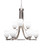 Toltec Lighting - 3409-BN-615 - Nine Light Chandelier - Paramount - Brushed Nickel