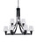 Toltec Lighting - 3409-MB-210 - Nine Light Chandelier - Paramount - Matte Black