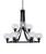 Toltec Lighting - 3409-MB-4100 - Nine Light Chandelier - Paramount - Matte Black