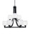 Toltec Lighting - 3409-MB-4811 - Nine Light Chandelier - Paramount - Matte Black