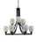 Toltec Lighting - 3409-MB-5054 - Nine Light Chandelier - Paramount - Matte Black