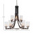 Paramount Nine Light Chandelier (3409-MBBN-300)