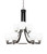 Toltec Lighting - 3409-MBBN-4021 - Nine Light Chandelier - Paramount - Matte Black & Brushed Nickel