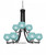 Toltec Lighting - 3409-MBBN-4625 - Nine Light Chandelier - Paramount - Matte Black & Brushed Nickel
