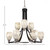 Paramount Nine Light Chandelier (3409-MBBN-5054)