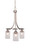 Toltec Lighting - 3413-BN-300 - Three Light Chandelier - Paramount - Brushed Nickel