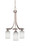Toltec Lighting - 3413-BN-310 - Three Light Chandelier - Paramount - Brushed Nickel