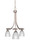 Toltec Lighting - 3413-BN-500 - Three Light Chandelier - Paramount - Brushed Nickel