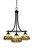 Toltec Lighting - 3413-MB-9975 - Three Light Chandelier - Paramount - Matte Black