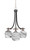 Toltec Lighting - 3413-MBBN-4819 - Three Light Chandelier - Paramount - Matte Black & Brushed Nickel