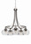 Toltec Lighting - 3415-BN-202 - Five Light Chandelier - Paramount - Brushed Nickel