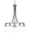Toltec Lighting - 3415-BN-310 - Five Light Chandelier - Paramount - Brushed Nickel