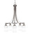 Toltec Lighting - 3415-BN-4061 - Five Light Chandelier - Paramount - Brushed Nickel