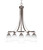 Toltec Lighting - 3415-BN-460 - Five Light Chandelier - Paramount - Brushed Nickel