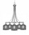 Toltec Lighting - 3415-BN-4612 - Five Light Chandelier - Paramount - Brushed Nickel