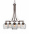 Toltec Lighting - 3415-BN-4810 - Five Light Chandelier - Paramount - Brushed Nickel