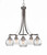 Toltec Lighting - 3415-BN-5110 - Five Light Chandelier - Paramount - Brushed Nickel