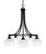Toltec Lighting - 3415-MB-212 - Five Light Chandelier - Paramount - Matte Black