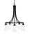 Toltec Lighting - 3415-MB-310 - Five Light Chandelier - Paramount - Matte Black