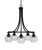 Toltec Lighting - 3415-MB-4102 - Five Light Chandelier - Paramount - Matte Black
