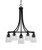 Toltec Lighting - 3415-MB-461 - Five Light Chandelier - Paramount - Matte Black