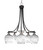 Toltec Lighting - 3415-MBBN-4819 - Five Light Chandelier - Paramount - Matte Black & Brushed Nickel