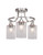 Toltec Lighting - 3417-BN-300 - Three Light Semi-Flush Mount - Paramount - Brushed Nickel