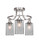 Toltec Lighting - 3417-BN-3002 - Three Light Semi-Flush Mount - Paramount - Brushed Nickel