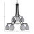 Paramount Nine Light Chandelier (3419-MBBN-4022)