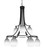 Toltec Lighting - 3419-MBBN-615 - Nine Light Chandelier - Paramount - Matte Black & Brushed Nickel