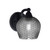 Toltec Lighting - 3421-MB-4602 - One Light Wall Sconce - Paramount - Matte Black
