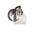 Toltec Lighting - 3421-MBBN-4100 - One Light Wall Sconce - Paramount - Matte Black & Brushed Nickel