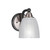 Toltec Lighting - 3421-MBBN-500 - One Light Wall Sconce - Paramount - Matte Black & Brushed Nickel