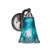 Toltec Lighting - 3421-MBBN-725 - One Light Wall Sconce - Paramount - Matte Black & Brushed Nickel