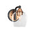 Toltec Lighting - 3421-MBBR-4810 - One Light Wall Sconce - Paramount - Matte Black & Brass