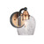 Toltec Lighting - 3421-MBBR-4812 - One Light Wall Sconce - Paramount - Matte Black & Brass
