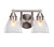 Toltec Lighting - 3422-BN-4760 - Two Light Bath Bar - Paramount - Brushed Nickel