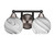 Toltec Lighting - 3422-MBBN-4109 - Two Light Bath Bar - Paramount - Matte Black & Brushed Nickel