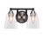 Toltec Lighting - 3422-MBBN-461 - Two Light Bath Bar - Paramount - Matte Black & Brushed Nickel