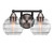Toltec Lighting - 3422-MBBN-5110 - Two Light Bath Bar - Paramount - Matte Black & Brushed Nickel