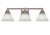 Toltec Lighting - 3423-BN-312 - Three Light Bath Bar - Paramount - Brushed Nickel