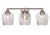 Toltec Lighting - 3423-BN-4812 - Three Light Bath Bar - Paramount - Brushed Nickel