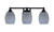 Toltec Lighting - 3423-MB-4022 - Three Light Bath Bar - Paramount - Matte Black